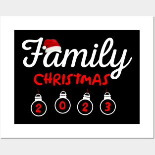 Family Christmas Lights 2023 Posters and Art